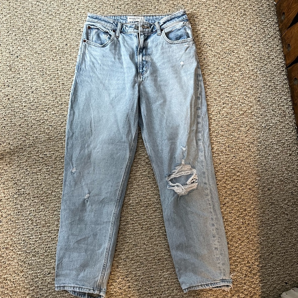 Abercrombie and Fitch ripped jeans